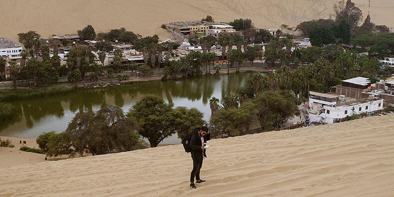 paisaje de huacachina